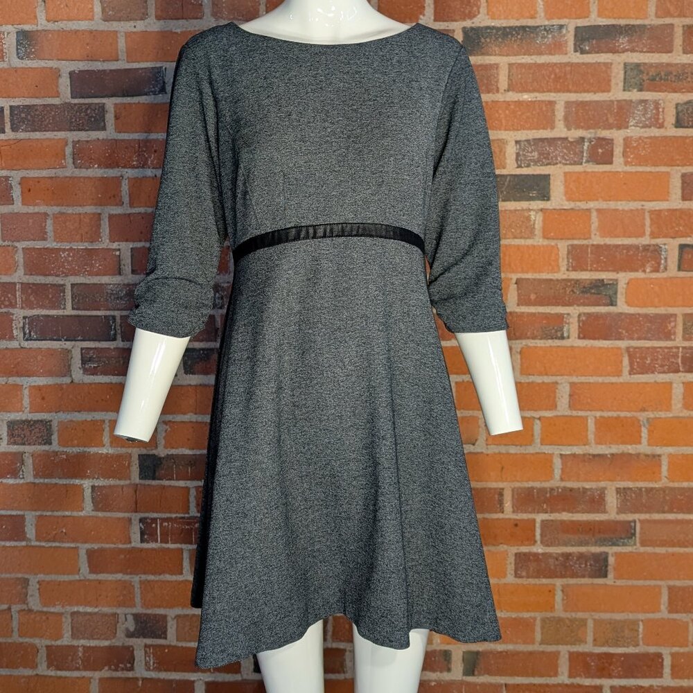 Tahari Grey Dress